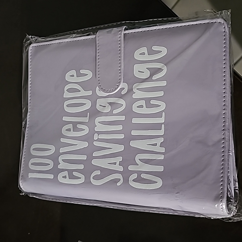 100 Envelope Challenge Binder Saving Folder Purple Color - Picture 2 of 6